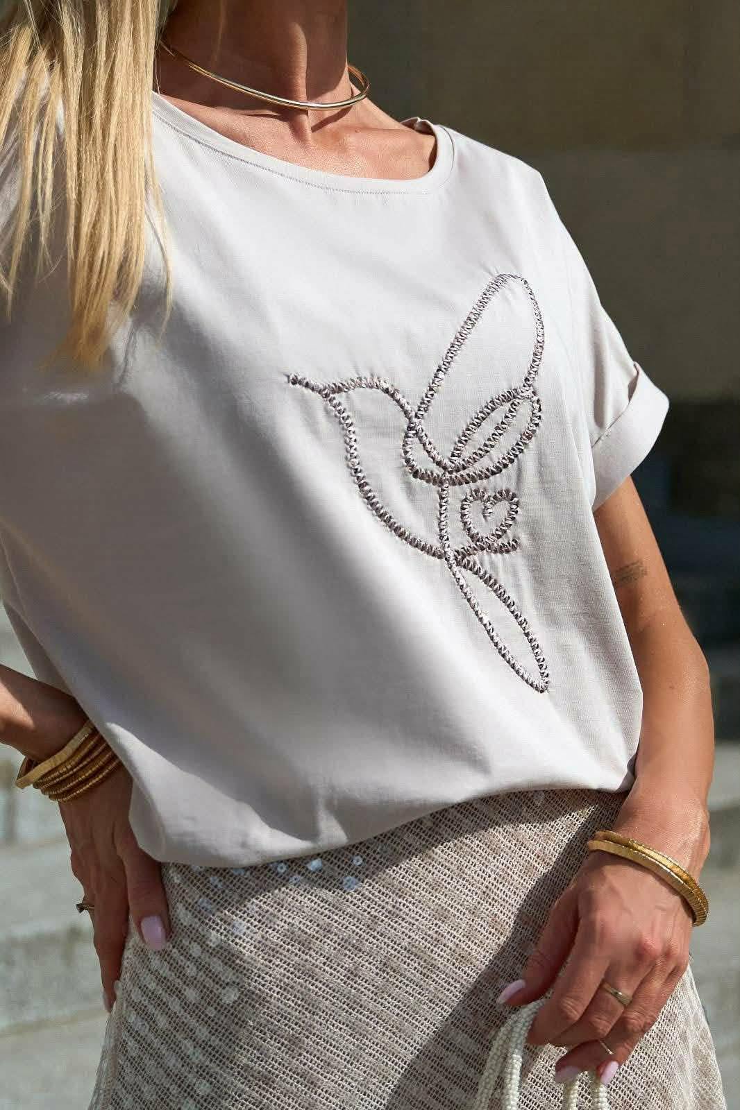 T-SHIRT KRÓTKI RĘKAW - obrazek 2