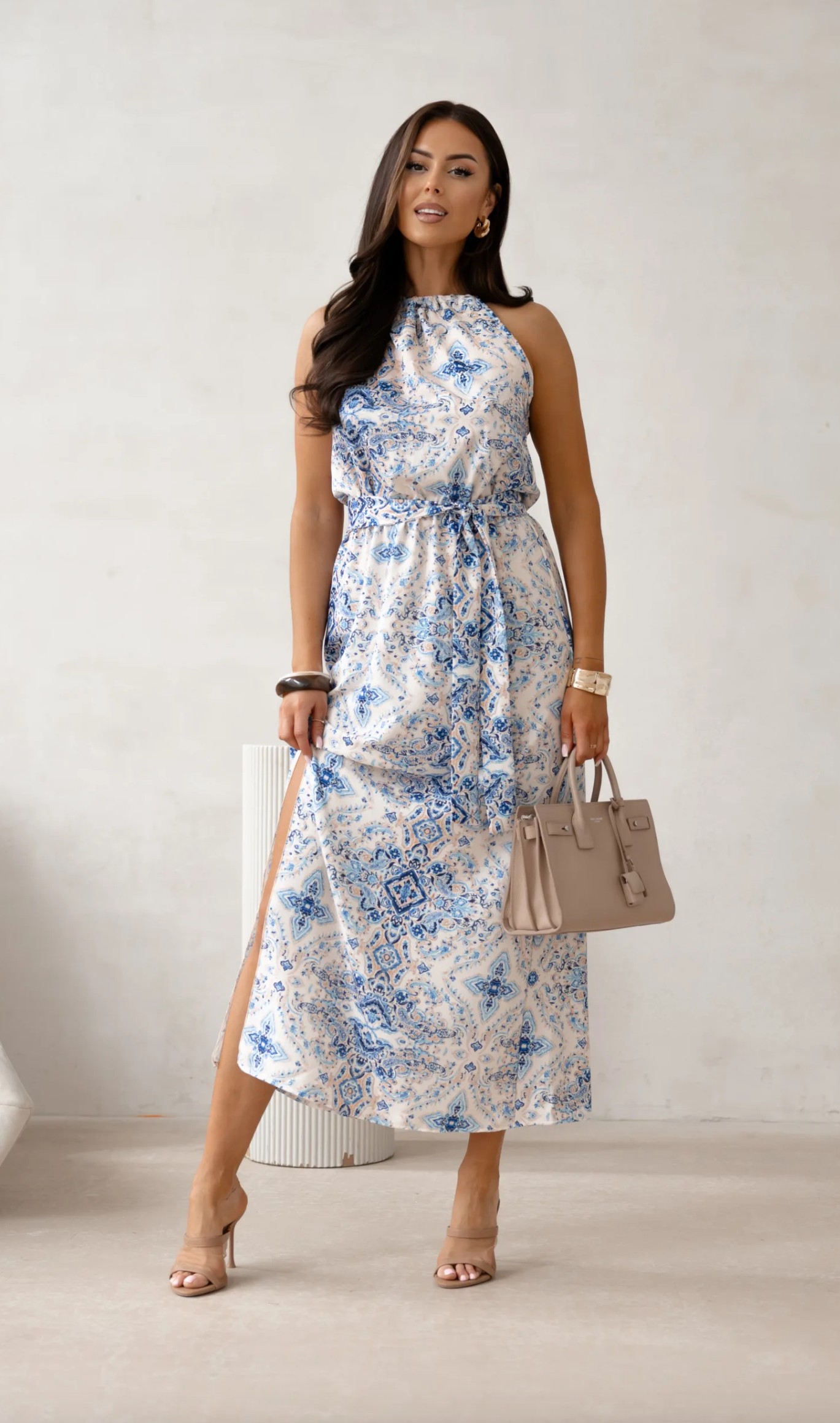 Sukienka maxi SELVIRA L/XL
