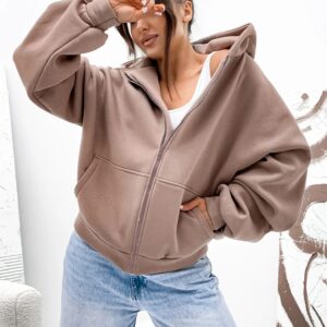 Bluza ocieplana oversize butterfly