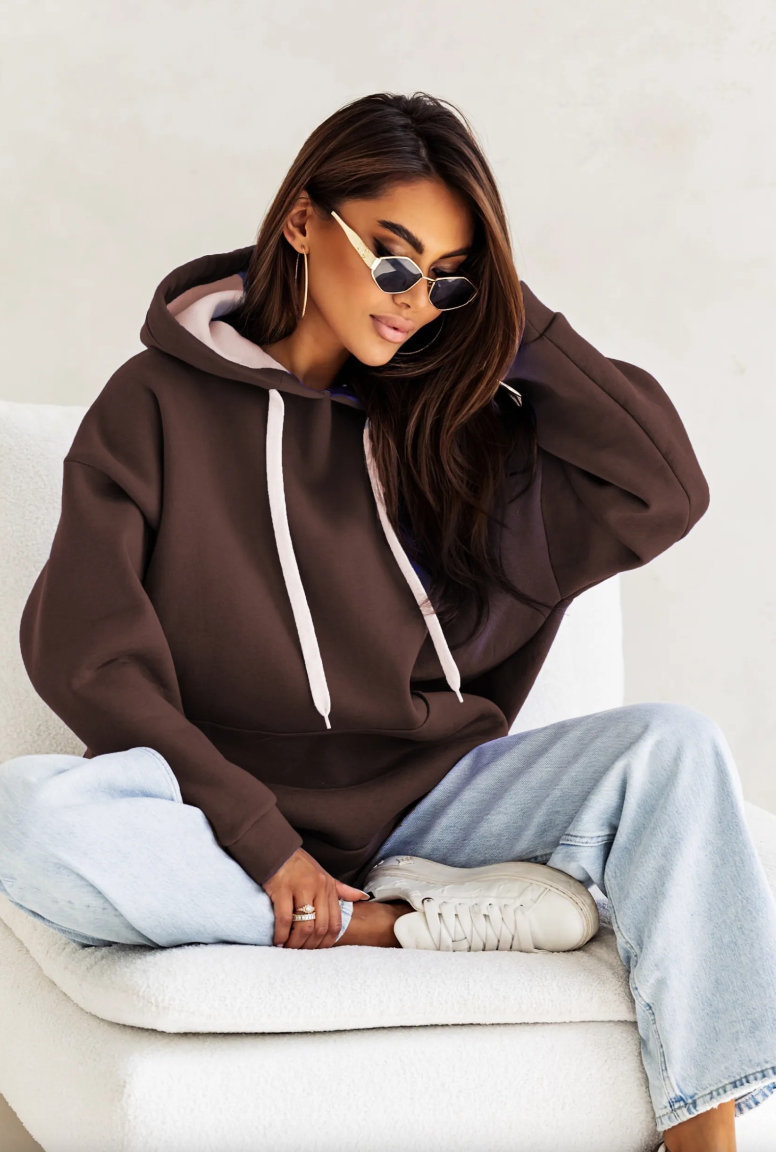 Bluza bawełniana ocieplana Simple - obrazek 2